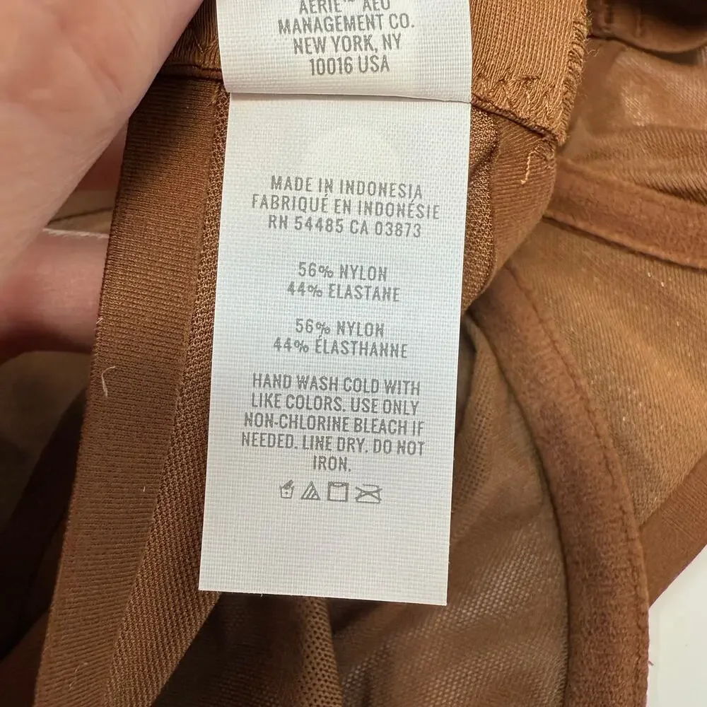 Aerie Smoothez Unlined Underwire Mesh Balconette Bra In Brown Size 36D New